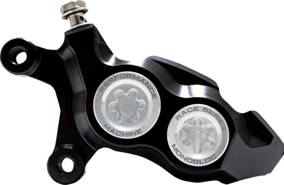 Performance Machine 137x4B Left Brake Caliper Black for Harley-Davidson - Image 2