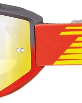 3450 Red / Gray Riot OTG Goggles - Dual Mirrored Lens