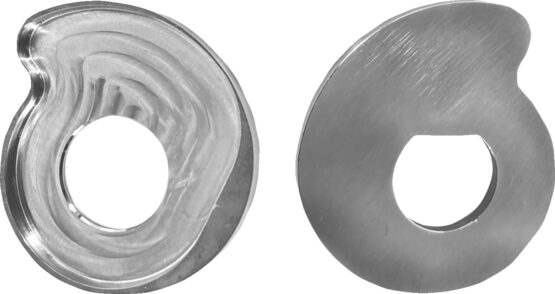 Trask Axle Adjuster Kit Brushed Stainless For Harley-Davidson Touring