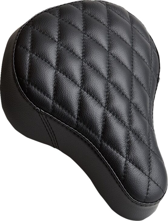 Airhawk Medium Stitched Bike Seat Cover Black Leather