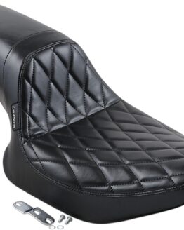 Daytona Sport Diamond Vinyl 2-Up Seat - Black