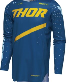 Thor Youth SPORTMODE Brave Jersey Blue Yellow Large
