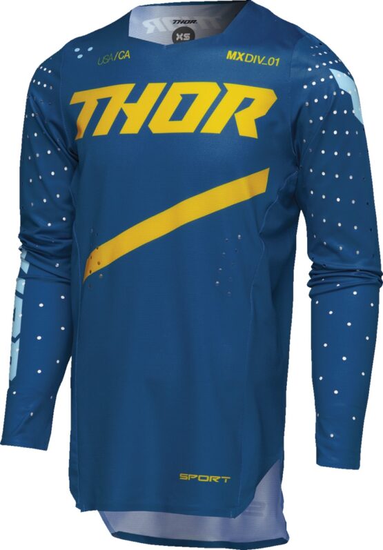 Thor Youth SPORTMODE Brave Jersey Blue Yellow Large