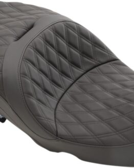 Low Touring Double Diamond Leather 2-Up Seat