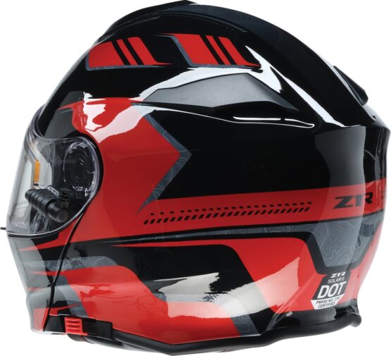 Z1R Solaris First Tracks Modular Snow Electric Helmet L Red - Image 3