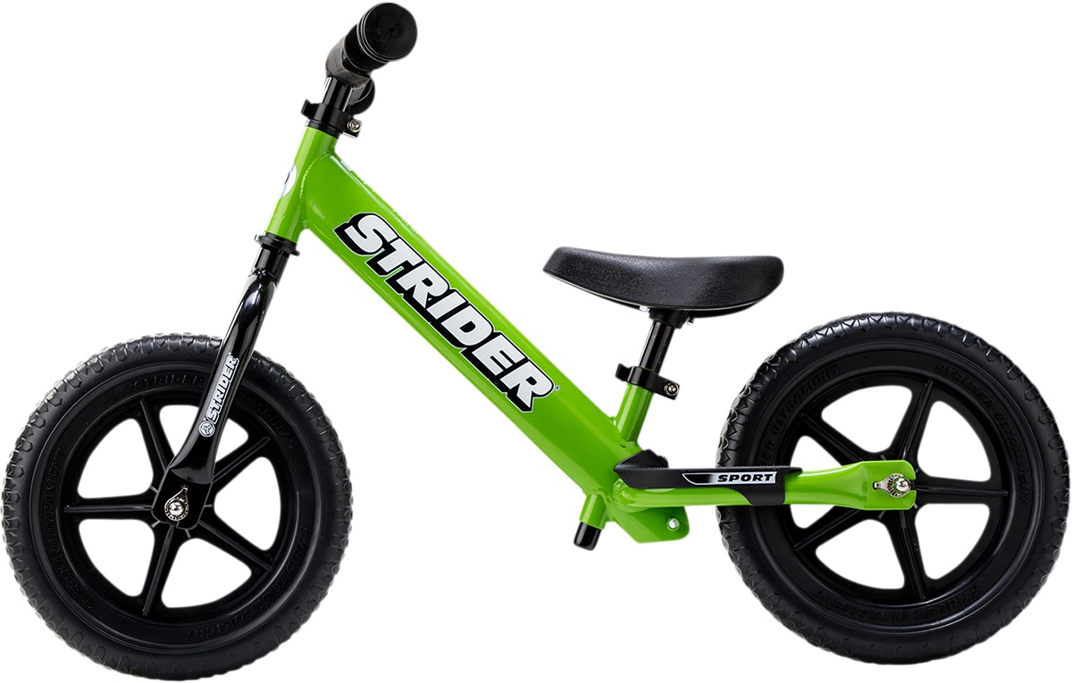 STRIDER 12 Sport Balance Bike Green - Image 6