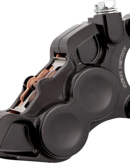 Arlen Ness Black Tech 4 Piston Front Right Brake Caliper 11.8"