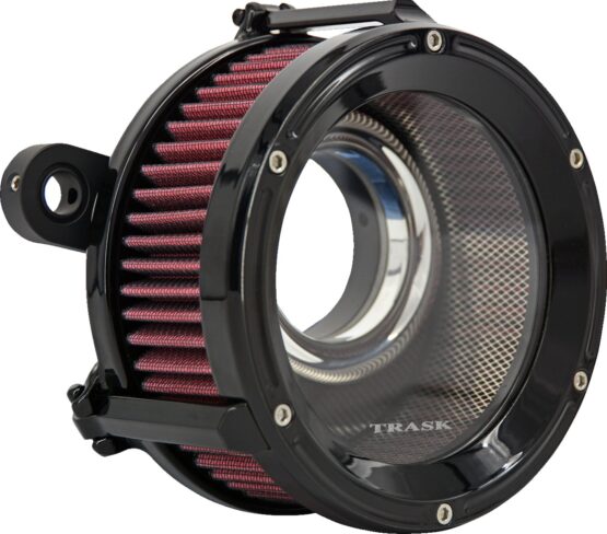 TRASK Assault Charge High-Flow Air Cleaner Gloss Black For Harley-Davidson - Image 2
