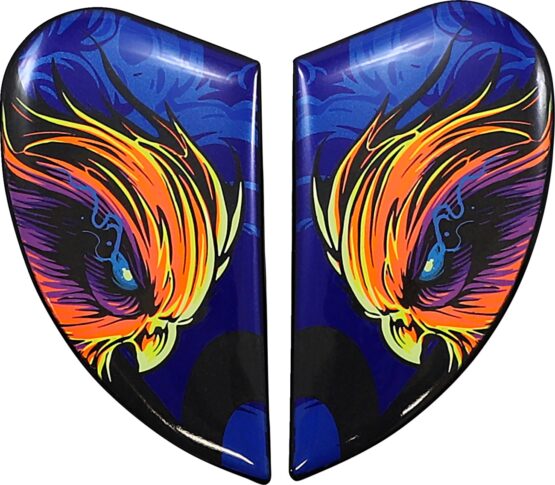 Icon Airform Helmet Side Plates Warden Blue One Size