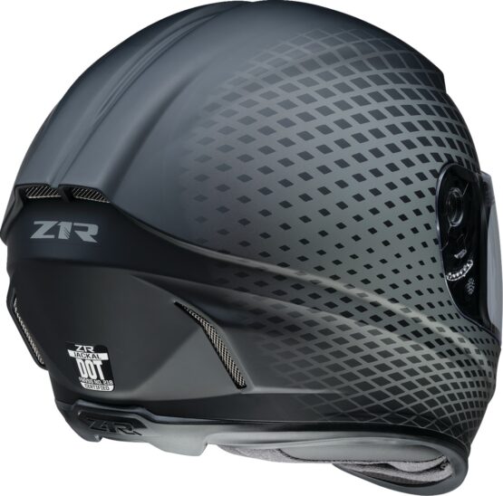 Z1R Jackal Waveform Helmet XS Gray/Black - Image 2