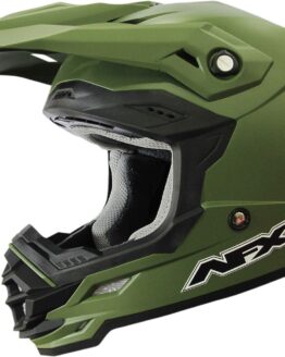 FX-19R Full Face Offroad Helmet Matte Green Medium