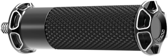 Arlen Ness Black Fusion Foot and Shift Pegs - Beveled Design