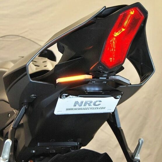 New Rage Cycles Fender Eliminator Kit Black Fits 2015-2024 Yamaha YZF-R1