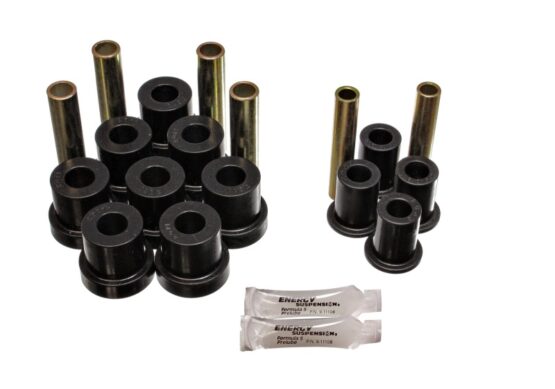 Energy Suspension Leaf Spring Bushing Set Black 3.2130G for GM 4WD
