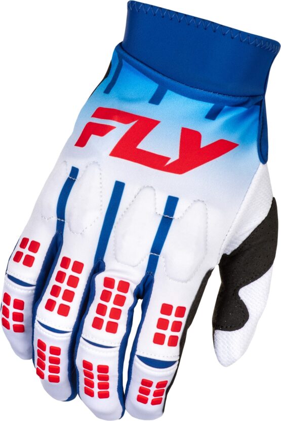 Fly Racing Evolution DST Gloves Red/White/Blue XL