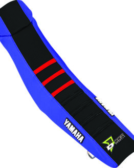 D'Cor Seat Cover 16 Star Blue/Black/Red Ribs Fits 14-18 Yamaha WR YZ
