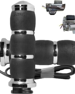 AVON Velvet Air Heated Chrome Twist Grips