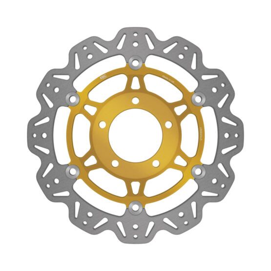 VEE Style Brake Rotor - Gold Center
