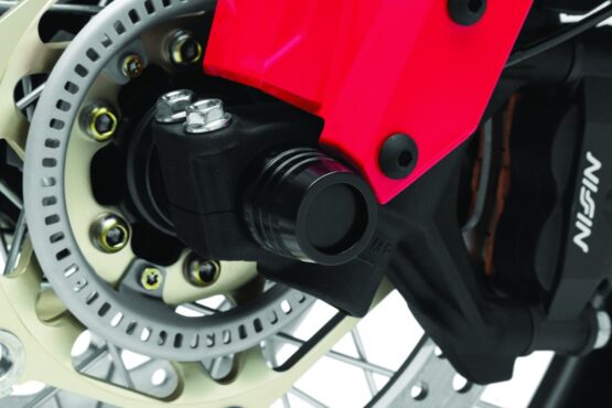 Front Axle Slide Black by Kuryakyn Fits CRF1000L/Adventure - Image 2