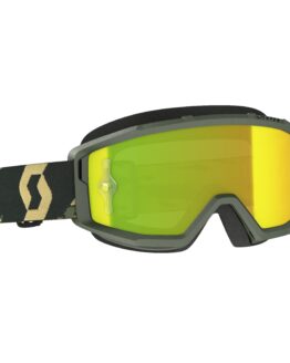 Scott Primal MX Goggles Camo/Khaki Yellow Chrome Lens Adult