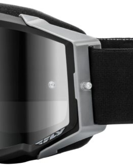 Fly Racing Zone Pro Goggle Black/Grey with Mirror/Smoke Lens