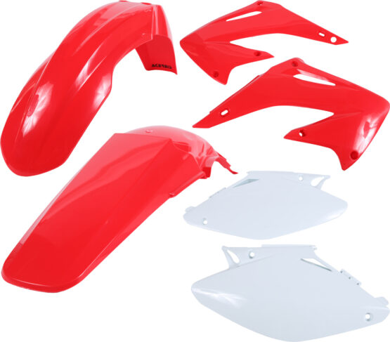 Acerbis Red Plastic Kit 6pc For 04-07 Honda CR125R CR250R