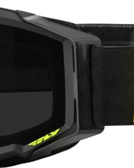 Fly Racing Zone Pro Goggle Black/Hi-Vis Dark Smoke Lens