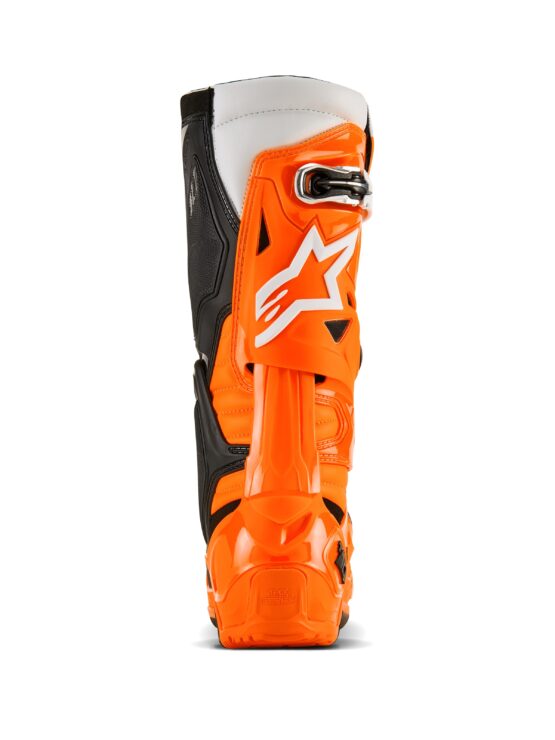 Alpinestars Tech 10 Enduro Boots Orange/Black/White US 12 - Image 4