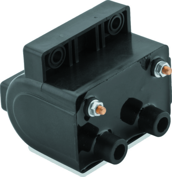 TwinPower Ignition Coil Black 5 Ohm For 1965-1979 Big Twin and XL