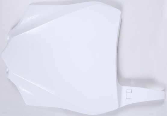 Front Number Plate - White