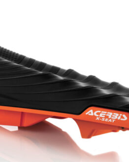 Acerbis Waterproof Soft X-Seat Black/Orange Fits Most 16-18 KTM SX/F EXC/F XCF