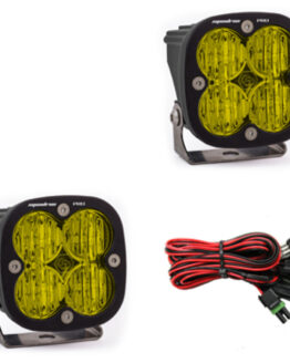 Squadron Pro Series Wide Cornering Pattern LED Light Pods - Amber