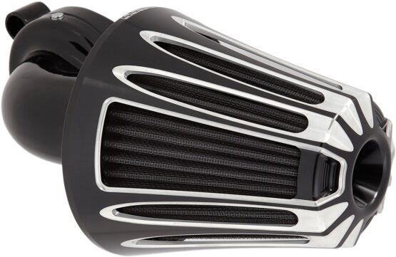 Arlen Ness Black Monster Sucker Air Cleaner Kit - Deep Cut Design - Image 3