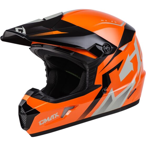 GMAX MX-46 Compound Helmet Orange/Black/Grey XL