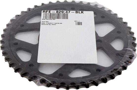 Supersprox Steel Rear Sprocket 47T 530 Black Fits Suzuki - Image 2