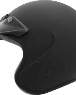 THH T-381 Open Face Helmet Flat Black Small