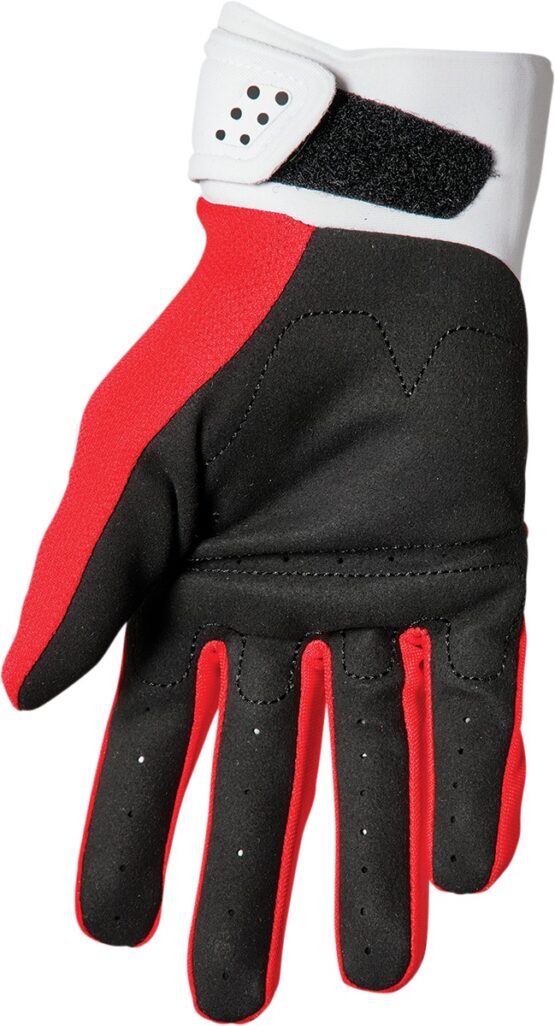 Thor Youth Spectrum Gloves Red/White Small - Image 2