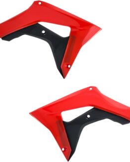 Acerbis Radiator Shrouds Red/Black Fits Honda
