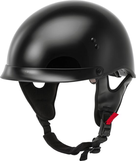 GMAX HH-65 Full Dressed Half Helmet Black 2X-Large - Image 2