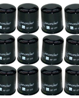 HF177 Oil Filter - Black - 12 Pack