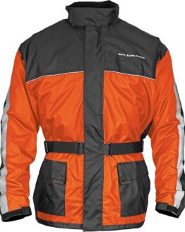 Nelson Rigg Solo Storm Rain Jacket Orange/Black 4XL Men's