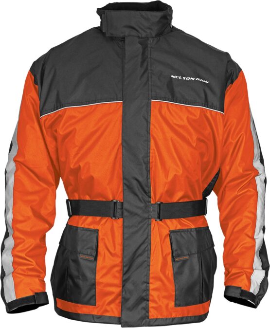 Nelson Rigg Solo Storm Rain Jacket Orange/Black 4XL Men's