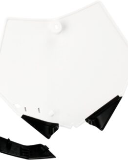 Front Number Plate - White