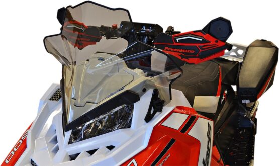 PowerMadd Cobra Low Tint 16" Windshield For Polaris AXYS Snowmobiles - Image 2