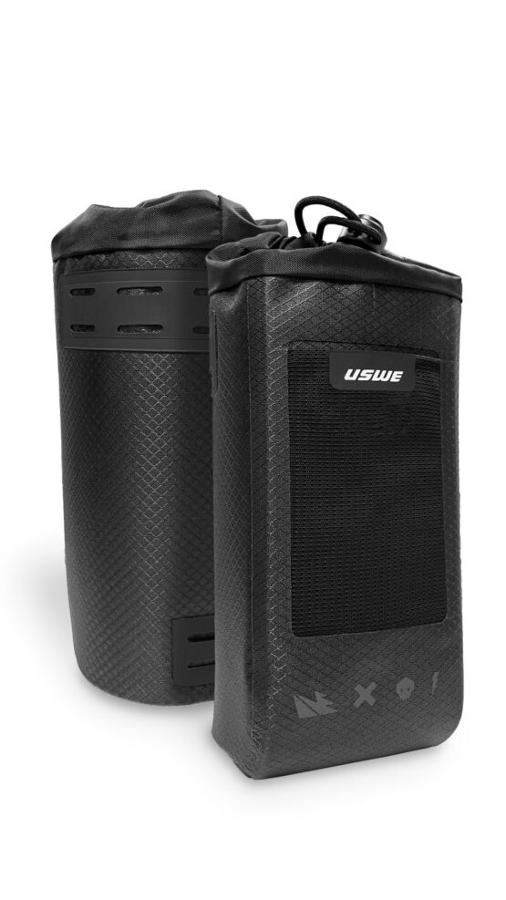 USWE Food Pouch Black Bike Handlebar Snack Pocket