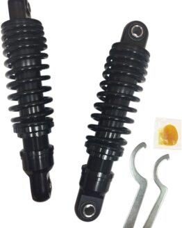 Drag Specialties Shocks Premium 10.5in Rear Shocks Black For Harley-Davidson