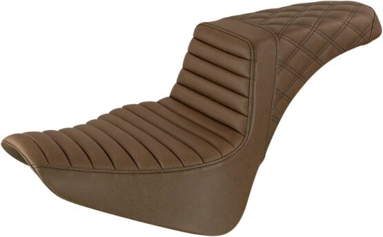 Step-Up LS Tuck and Roll 2-Up Seat Brown