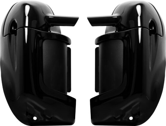 Saddle Tramp Lower Fairing Speaker Mounts Black For Harley FL Touring 83-13 - Image 3