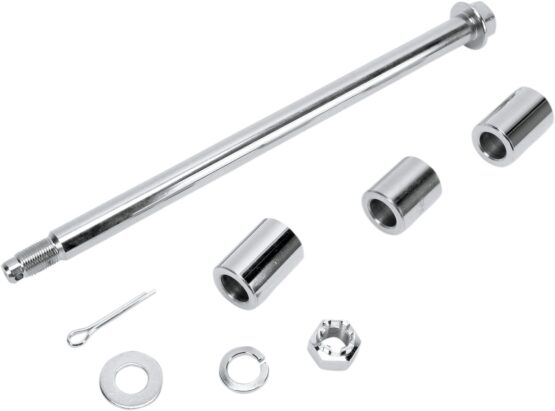 Drag Specialties Rear Axle Kit Chrome For Harley Dyna 2000-2005