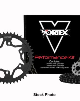 V3 Chain & Sprocket Kit Black SX Chain 520 15/45 Black Steel
